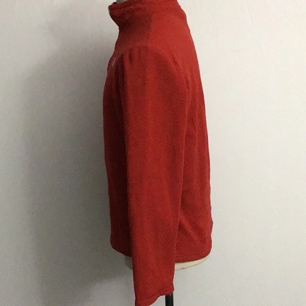 Men’s The North Face 1/4 ZIP Fleece Sz Small Red